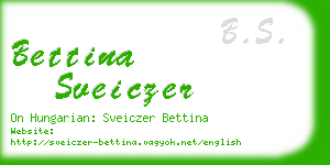 bettina sveiczer business card